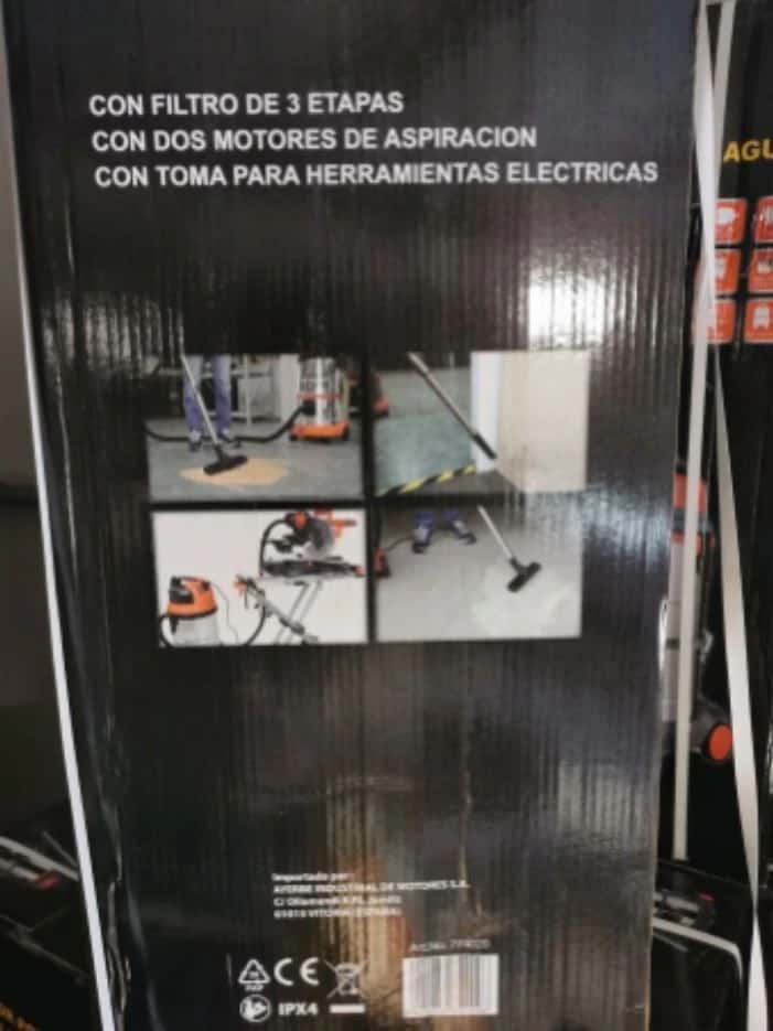 Aspirateur AYERBE, 1400 W, 38 L, neuf