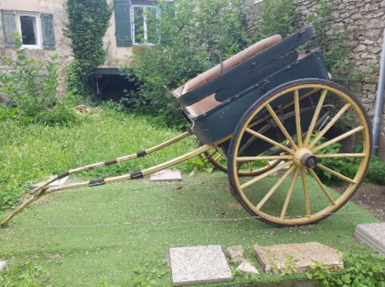 Attelage en hêtre et fer à Epernay