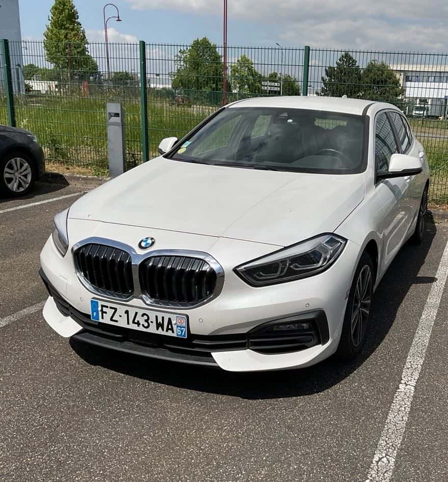 BMW Série 1, année 2021, avec 61300 km au compteur