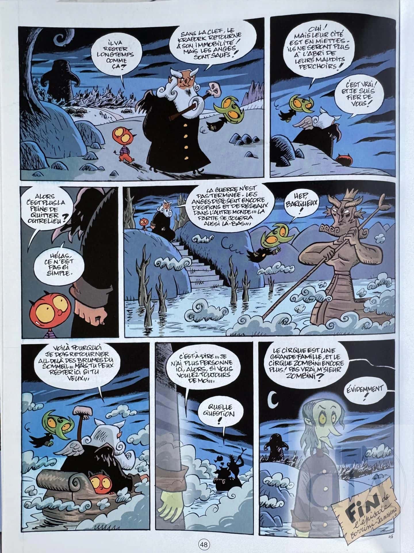 Borrini/Karma. Planche originale n°46 de fin de l'…, Borrini · Karma · 2005 — photo 1