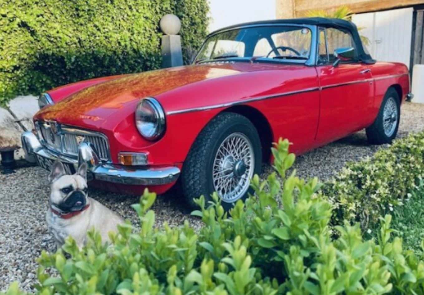 MG B Cabriolet année 1967 ayant 48000 km au compteur