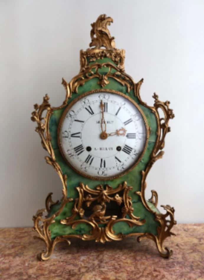 Cartel d'époque Louis XV de 105 cm de hauteur