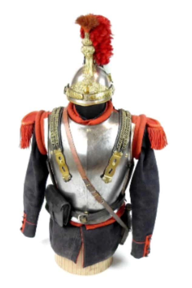 Ensemble de cuirassier du 1er régiment en 1914