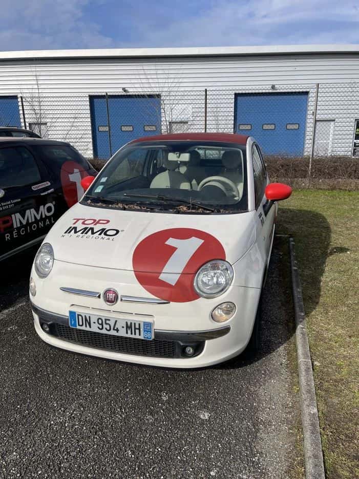 FIAT 500C avec 97715 km au compteur