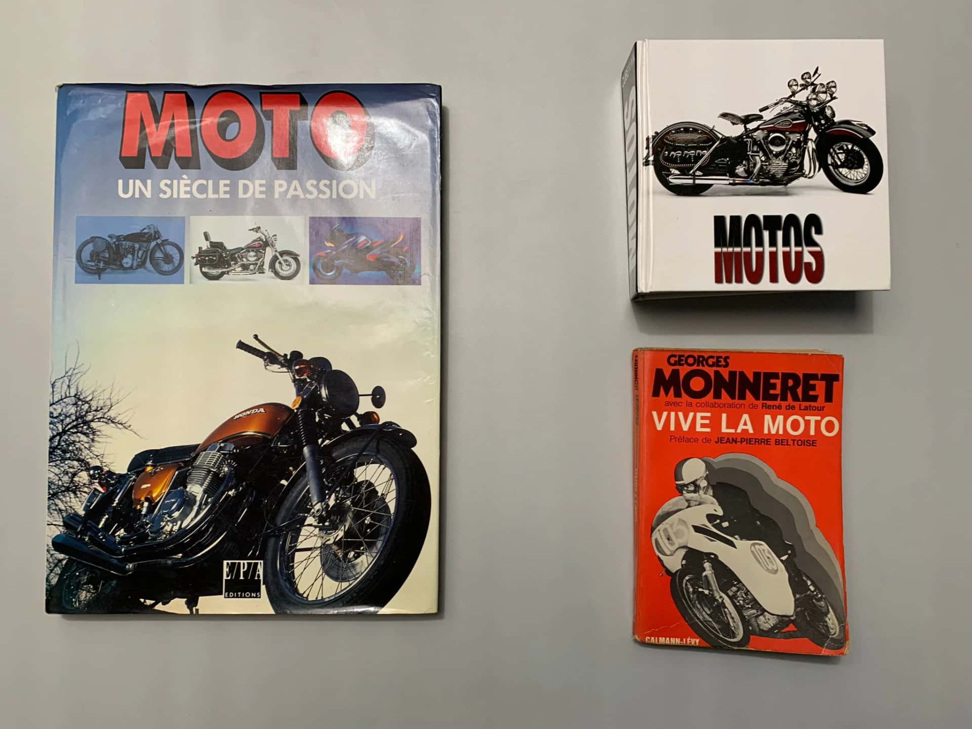 Lot de 3 livres Moto, AUTOMOBILIA à Caudan — photo 1