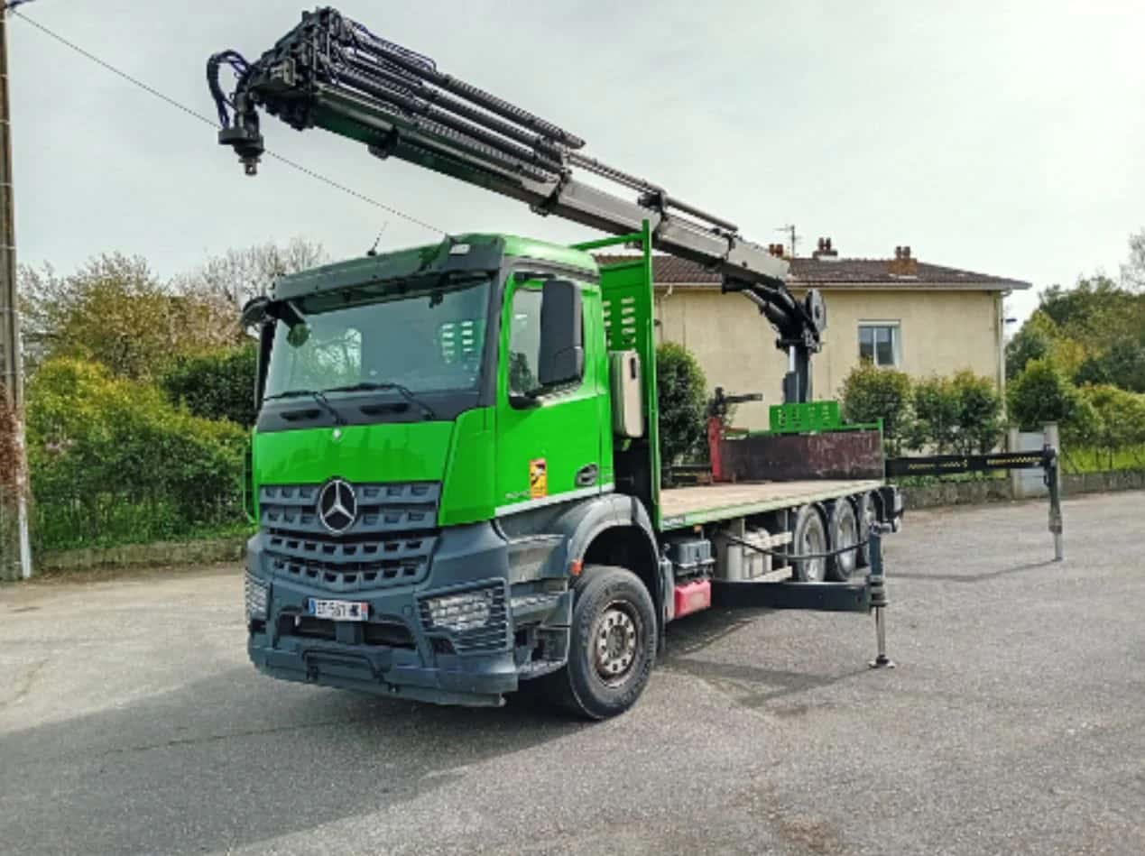 Mercedes Arocs 3240, année 2018, ayant 119112 km au compteur