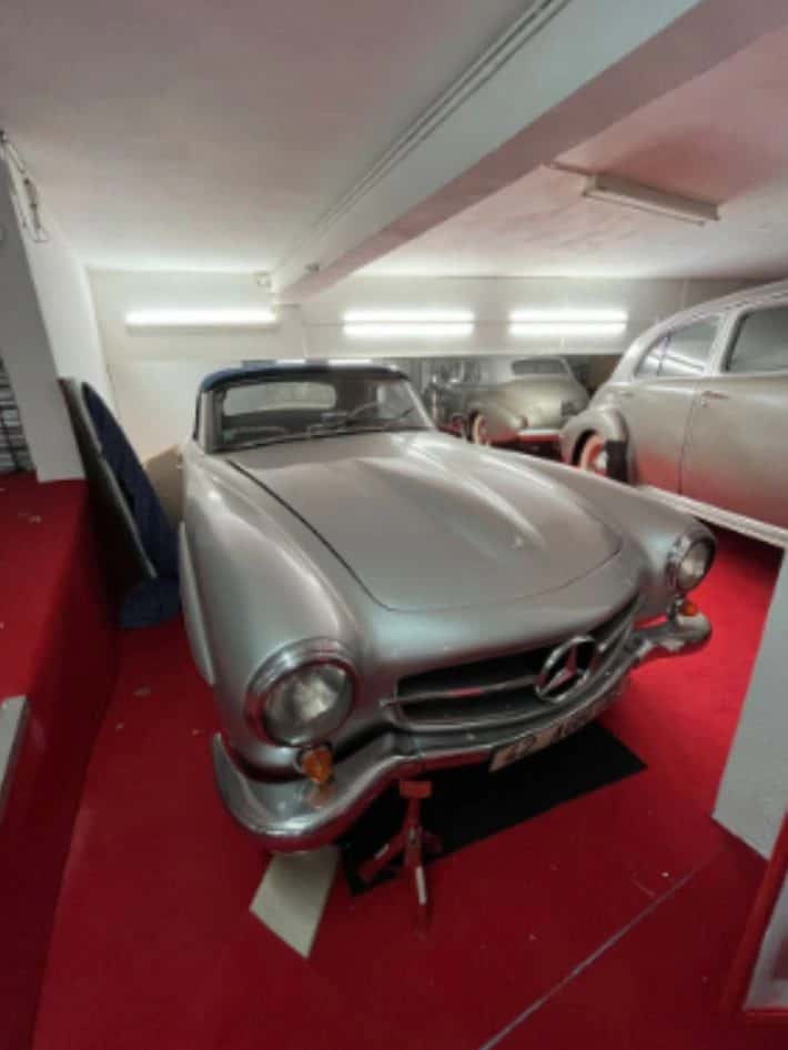 Mercedes 190 SL Cabriolet de 1954 ayant 17710 au compteur