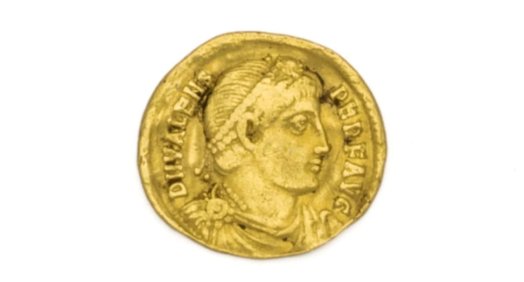 Monnaie romaine : Valens 364-378 Solidus or 4, 10…
