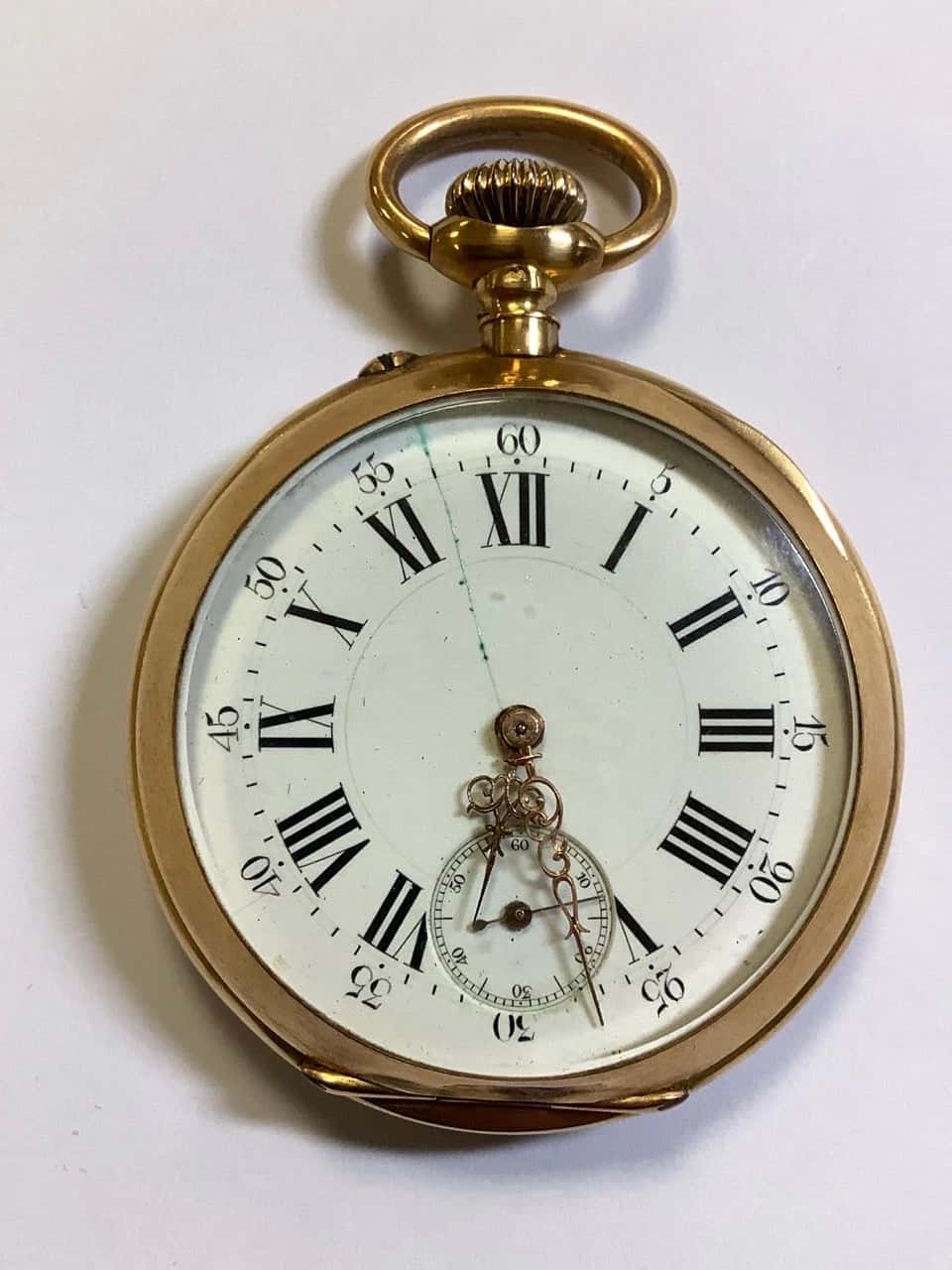 Montre à gousset homme en Or de 86 grammes