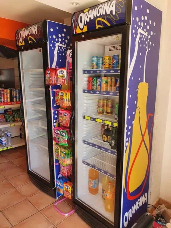 Vitrines réfrigérées ORANGINA