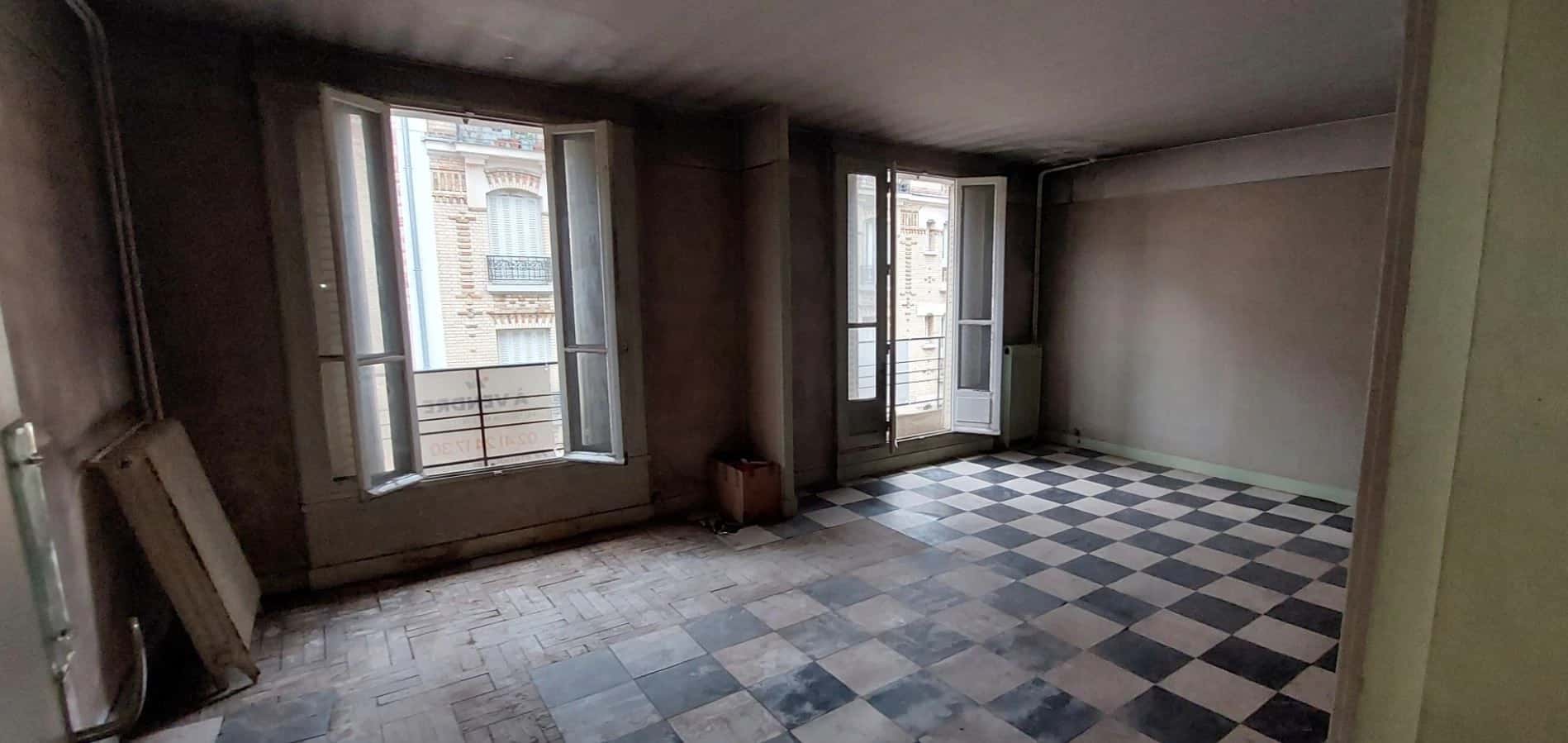 Un appartement de 60,83 m² situé rue de Buzenval à Paris à Paris