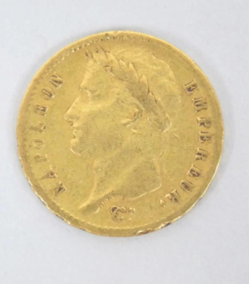 1 monnaie de 20 Francs en or, année 1813, Monnaie en or · Napoléon · 1813 à Paris — photo 1